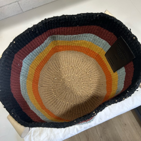 Chloe x Mifuko Multicolor Striped WoodyTote Bag - Picture 4 of 5